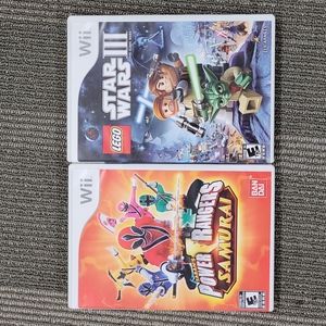 Wii Games 🎮  Power Rangers & Star Wars